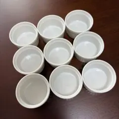 ココット皿 9個セット ホワイトのサムネイル