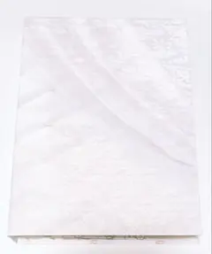 BOOK型 おすそ分けファイル ブック型 土台 コラージュ 素材 紙モノ 白 金