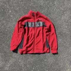 00s Nike track jacket 古着 短丈 赤