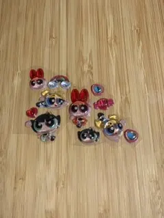 ま*け様 パワーパフガールズ プチドロップステッカー　おすそ分け