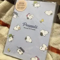 2026年・B6マンスリー スケジュール帳　スヌーピー＊新品
