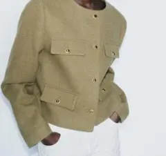 ZARA ツイードジャケット