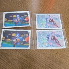 原神 甘雨 ウェハースシール4枚セット
