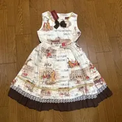 【ボディライン】 クラシカル ロリィタ ワンピース (新品・タグ付)