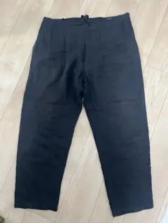 試着のみ 23ss COMOLI コモリ シルクパイルドローストリングパンツ 2 