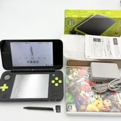 美品　Newニンテンドー2DS LL ブラック×ライム　　　　箱付　任天堂