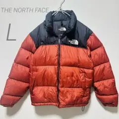 【ノースフェイス】ヌプシ　ダウン　アウター　レッド　赤　700fil L メンズ