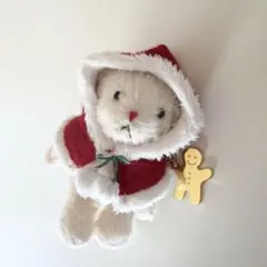 タリーズ ベアフル マスコット キーホルダー クリスマス サンタ衣装