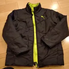 PUMA 中綿コート サイズ130 黒/緑