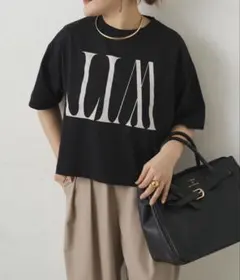 《新品タグ付き》ピュアルセシン リバースロゴTシャツ ブラックのサムネイル