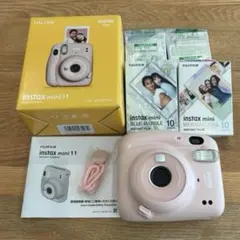 Fujifilm instax mini 11 ピンク 本体　おまけのフィルム付