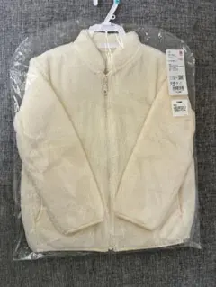 ユニクロ　フリースジャケット　110cm ホワイト