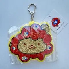 EXPO2025 サンリオ　キラキラレザーキーホルダー ポムポムプリン