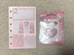 チャミーキティ ハローキティ ふせんメモ 携帯シール 平成レトロ 平成女児