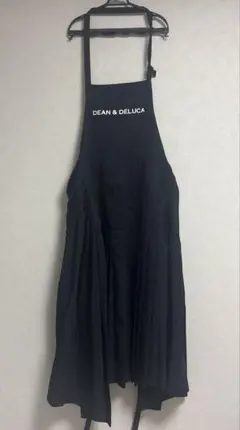 DEAN＆DELUCA×BEAMS COUTURE ギャザーのエプロン ブラック