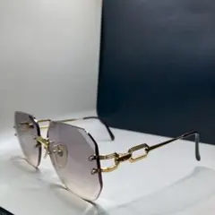 PRADA archive y2k ハーフリム モード サングラス ケース付き - メルカリ
