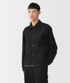 【完売品】MUJI Labo 再生ポリエステルデニムジャケット ブラックL 美品