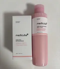 メディキューブ PDRN ピンクアンプル 美容液 30ml ミルキートナー