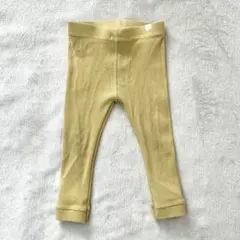 ZARA BABY リブレギンス 80cm 9-12ヶ月 イエロー