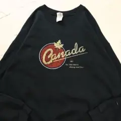 GILDAN トレーナー Canada メープルリーフ　ヴィンテージグラフィック