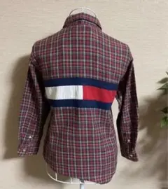 トミーヒルフィガー チェック シャツ Sサイズ　レトロ