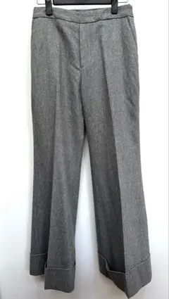 relume journal standard グレー ワイドレッグスラックスS