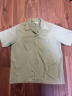 ヴィンテージ　オープンカラーシャツ