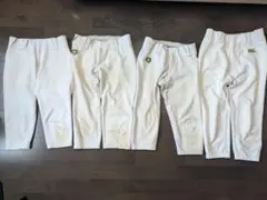 野球 練習用ユニフォームパンツ 4本セット