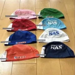 【ZSGYさま専用】NAS スイミング　スイミングキャップ　白　紺