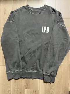 アイピーディー　メンズ　プリント　トレーナー　 ヴィンテージ加工