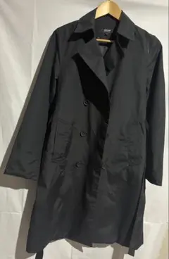 【特価】COMME CA ISM 濃紺トレンチコート ライナー付 サイズ11