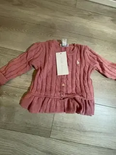 Polo Ralph Lauren ピンク ニットセーター カーディガン 12M