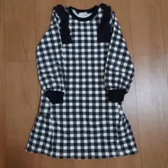 ブランシェス　裏起毛　ワンピース　130