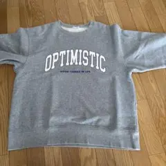 GU OPTIMISTIC スウェット トレーナー グレーのサムネイル