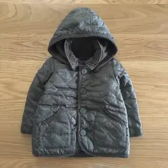 キルティングフード付きジャケット　中綿　70 80サイズ