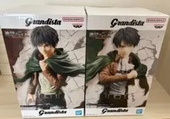 進撃の巨人　Grandista エレン　リヴァイ　フィギュア セット