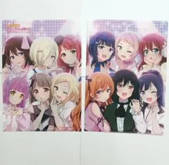 ラブライブ 蓮ノ空女学院スクールアイドルクラブ A4クリアファイル 2枚セット