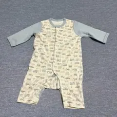 ☻ ベビー ロンパース 60-70（くるま柄）☻