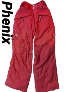 Phenix　レッド スノーボードパンツ　Ｓ