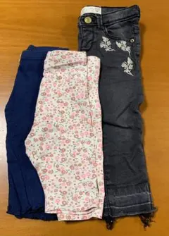 ZARA Baby ショート丈レギンス2着&デニム　3点セット