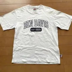 BEN DAVIS ホワイト グレー Tシャツ Sのサムネイル