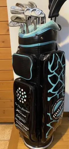 超美品❗️希少❗️Waoww Royal Vacance キャディバッグ ターコイズ
