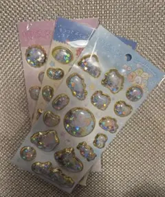 キラッとぷくぷくエアーシール すみっコぐらし　3点セット