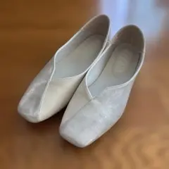 VIVIAN スクエアトゥ切り替えデザインバブーシュ