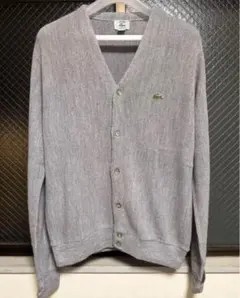 IZOD LACOSTE ラコステ 長袖 カーディガン 90's ワニロゴ　M