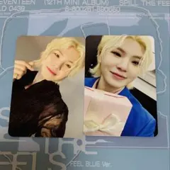 SEVENTEEN FEEL NEW carat盤　ウジ　トレカ2枚