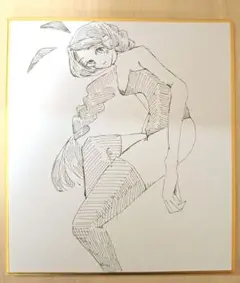 手書きイラスト　バニーガール