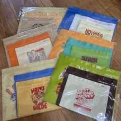 【J賞 ×全6種】ズートピア2 Happyくじ ジッパーバッグセット