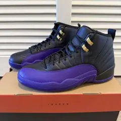 新品 ナイキ エアジョーダン12 レトロ 28.5センチ パープル ブラック