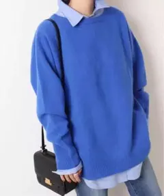 Spick & Span ウールカシミヤ ルーズプルオーバー